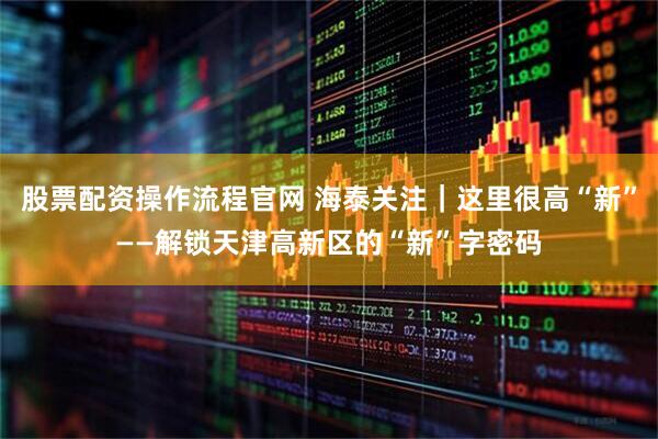 股票配资操作流程官网 海泰关注｜这里很高“新”——解锁天津高新区的“新”字密码