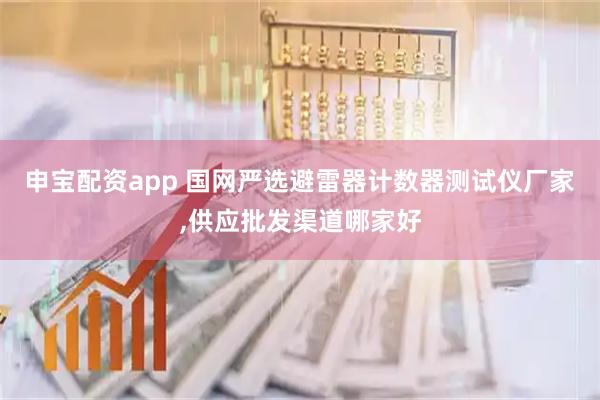 申宝配资app 国网严选避雷器计数器测试仪厂家,供应批发渠道哪家好