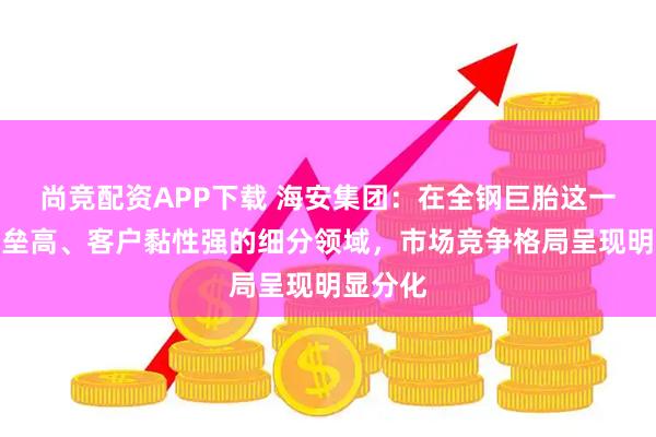 尚竞配资APP下载 海安集团：在全钢巨胎这一技术壁垒高、客户黏性强的细分领域，市场竞争格局呈现明显分化