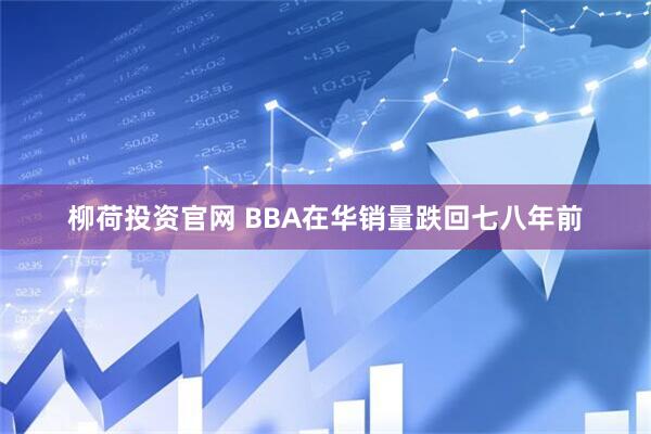 柳荷投资官网 BBA在华销量跌回七八年前