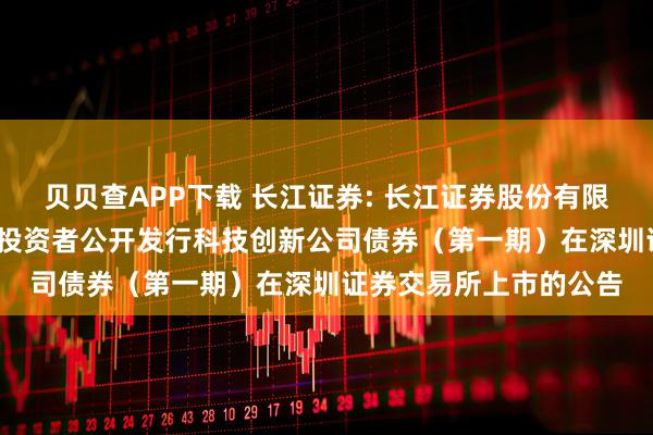 贝贝查APP下载 长江证券: 长江证券股份有限公司2025年面向专业投资者公开发行科技创新公司债券（第一期）在深圳证券交易所上市的公告